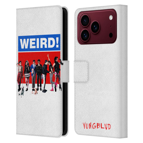 Yungblud Graphics Weird! Leather Book Wallet Case Cover For Apple iPhone 18 Pro Max