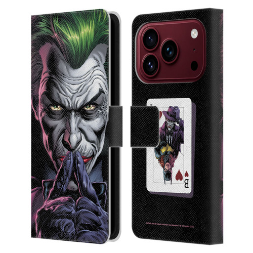 Batman DC Comics Three Jokers The Criminal Leather Book Wallet Case Cover For Apple iPhone 18 Pro