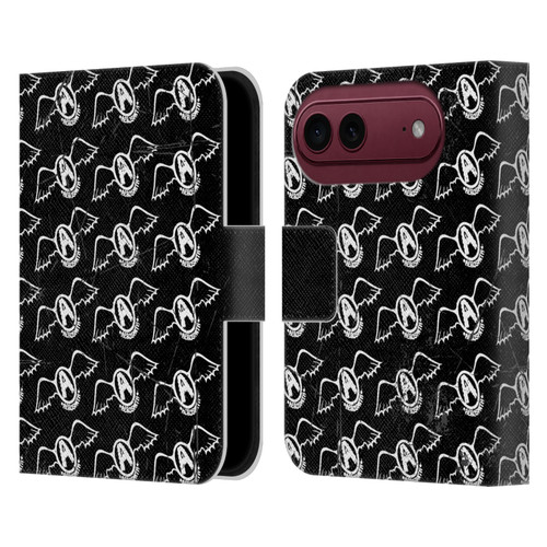 Aerosmith Classics Logo Pattern Leather Book Wallet Case Cover For Apple iPhone Duo