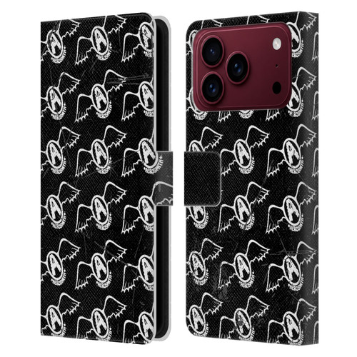 Aerosmith Classics Logo Pattern Leather Book Wallet Case Cover For Apple iPhone 18 Pro Max