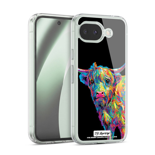 P.D. Moreno Animals II Reuben The Highland Cow Soft Gel Case for Google Pixel 10a