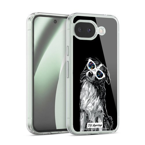 P.D. Moreno Black And White Dogs Border Collie Soft Gel Case for Google Pixel 10a