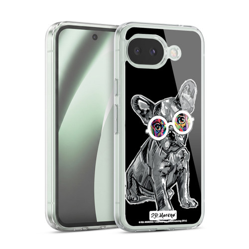 P.D. Moreno Black And White Dogs French Bulldog Soft Gel Case for Google Pixel 10a