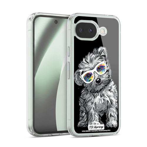 P.D. Moreno Black And White Dogs Maltese Soft Gel Case for Google Pixel 10a