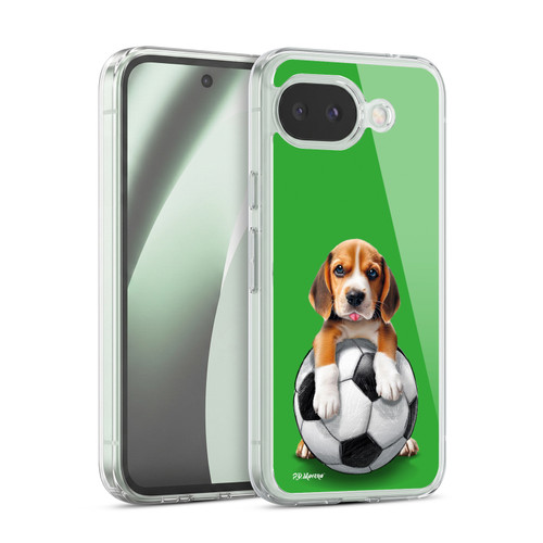 P.D. Moreno Sport Puppies Beagle Soccer Soft Gel Case for Google Pixel 10a