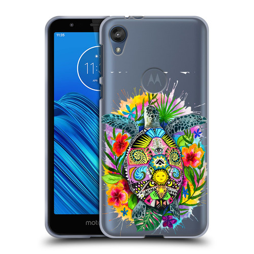 Pixie Cold Animals Turtle Life Soft Gel Case for Motorola Moto E6