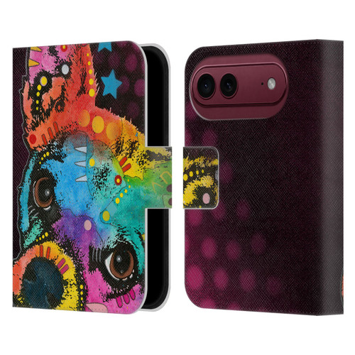Dean Russo Dogs Pop Chihuahua Leather Book Wallet Case Cover For Apple iPhone Duo