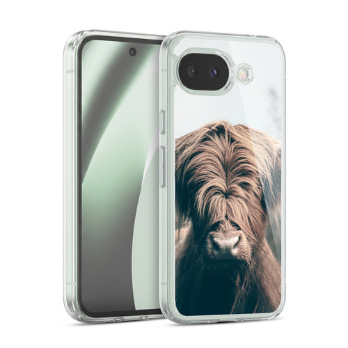 Patrik Lovrin Animal Portraits Highland Cow Soft Gel Case for Google Pixel 10a
