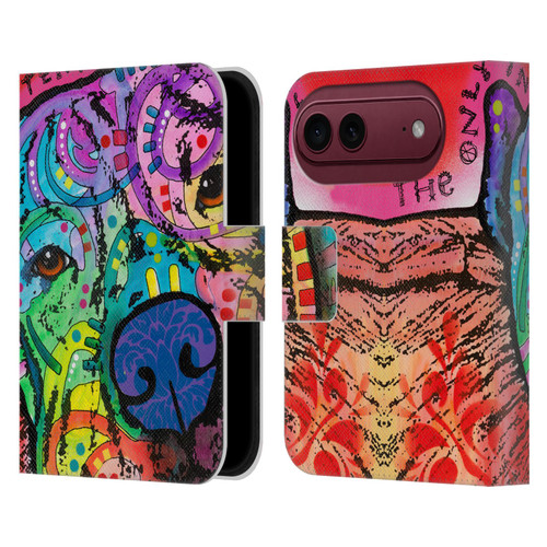 Dean Russo Dogs 3 Intentions Leather Book Wallet Case Cover For Apple iPhone Duo