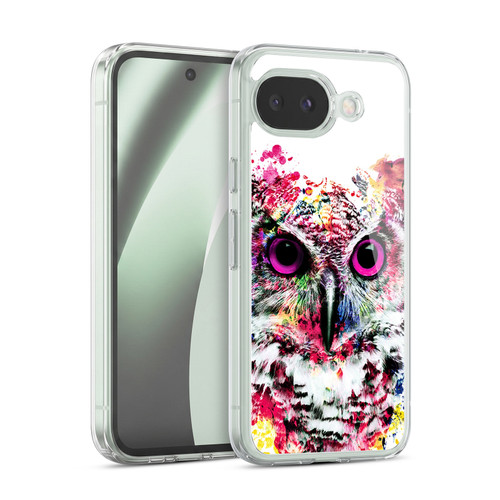 Riza Peker Animals Owl Soft Gel Case for Google Pixel 10a