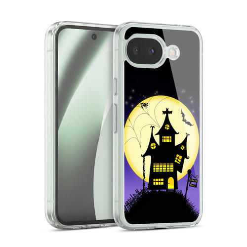 Simone Gatterwe Halloween Haunted House Soft Gel Case for Google Pixel 10a