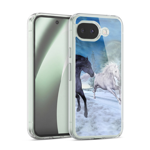 Simone Gatterwe Horses Freedom In The Snow Soft Gel Case for Google Pixel 10a
