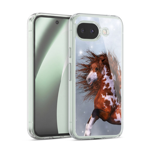 Simone Gatterwe Horses Native Soft Gel Case for Google Pixel 10a