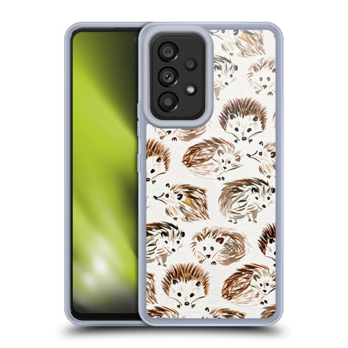 Cat Coquillette Animals Hedgehogs Soft Gel Case for Samsung Galaxy A53 5G (2022)
