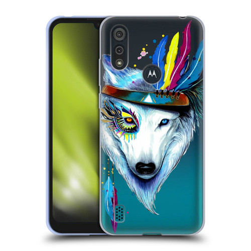 Pixie Cold Animals Warrior Soft Gel Case for Motorola Moto E6s (2020)