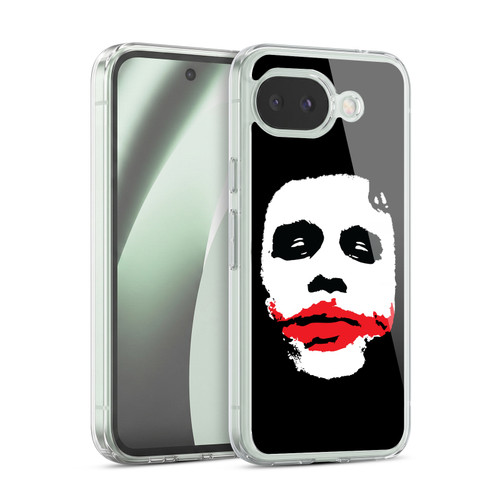 The Dark Knight Character Art Joker Face Soft Gel Case for Google Pixel 10a