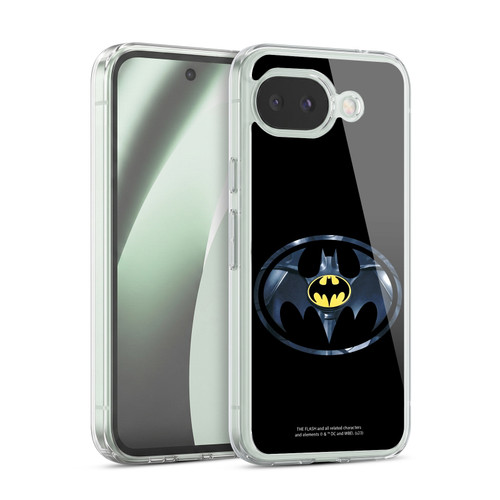 The Flash 2023 Graphics Black Batman Logo Soft Gel Case for Google Pixel 10a