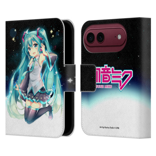 Hatsune Miku Graphics Night Sky Leather Book Wallet Case Cover For Apple iPhone Duo