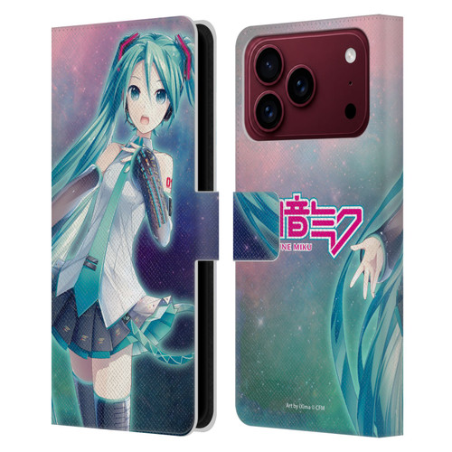 Hatsune Miku Graphics Nebula Leather Book Wallet Case Cover For Apple iPhone 18 Pro Max