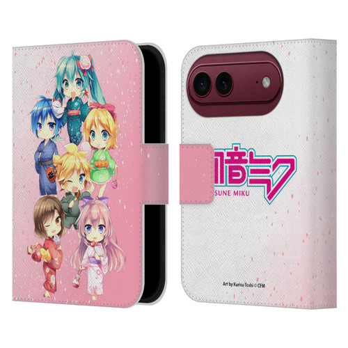 Hatsune Miku Virtual Singers Characters Leather Book Wallet Case Cover For Apple iPhone Duo