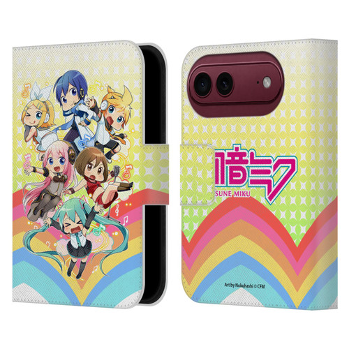 Hatsune Miku Virtual Singers Rainbow Leather Book Wallet Case Cover For Apple iPhone Duo