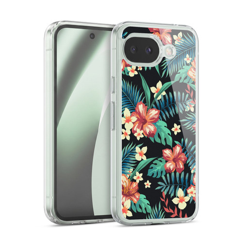 Head Case Designs Tropical Prints Bloom Soft Gel Case for Google Pixel 10a