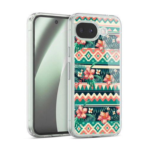 Head Case Designs Tropical Prints Pattern Soft Gel Case for Google Pixel 10a