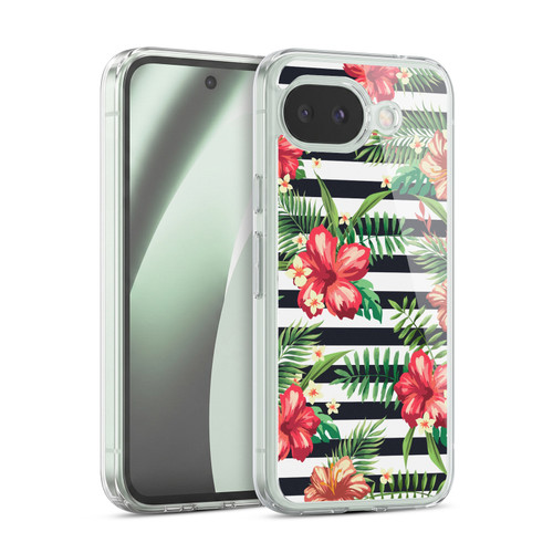 Head Case Designs Tropical Prints Stripes Soft Gel Case for Google Pixel 10a