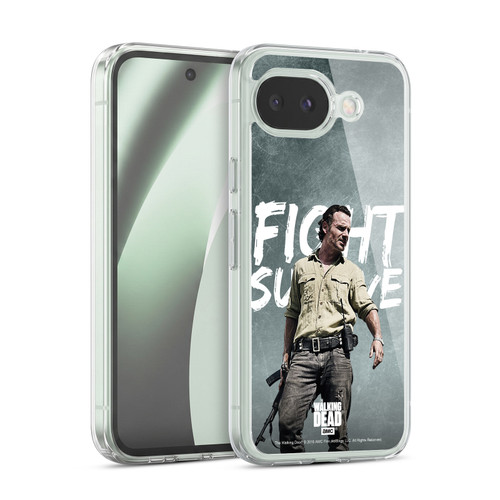 AMC The Walking Dead Rick Grimes Legacy Fight Survive Soft Gel Case for Google Pixel 10a