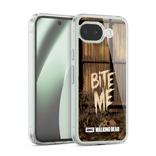 AMC The Walking Dead Typography Bite Me Soft Gel Case for Google Pixel 10a