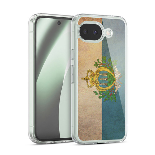 Head Case Designs Vintage Flags Set 2 San Marino Sammarinese Soft Gel Case for Google Pixel 10a