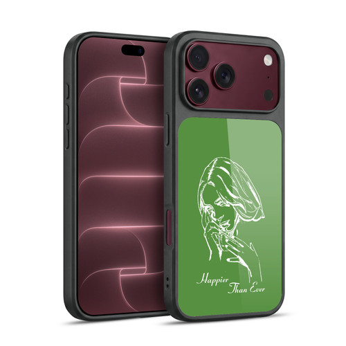 Billie Eilish Happier Than Ever Album Stencil Green Gel Armour Case For Apple iPhone 18 Pro Max