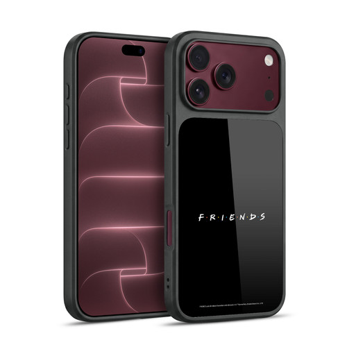 Friends TV Show Logos Black Gel Armour Case For Apple iPhone 18 Pro Max