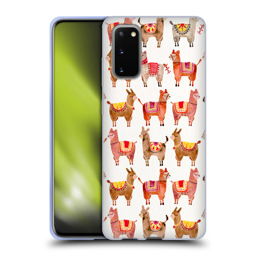 Cat Coquillette Animals Alpacas Soft Gel Case for Samsung Galaxy S20 / S20 5G