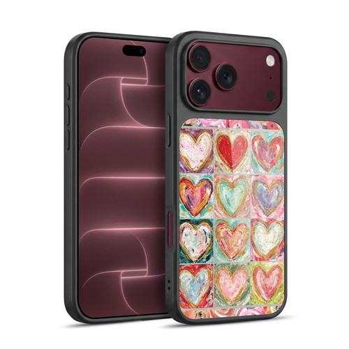 Haley Bush Pattern Painting Hearts Gel Armour Case For Apple iPhone 18 Pro Max