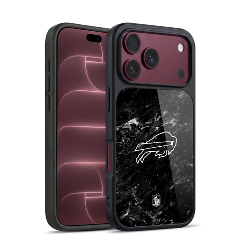 NFL Buffalo Bills Artwork Marble Gel Armour Case For Apple iPhone 18 Pro