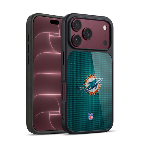 NFL Miami Dolphins Artwork LED Gel Armour Case For Apple iPhone 18 Pro