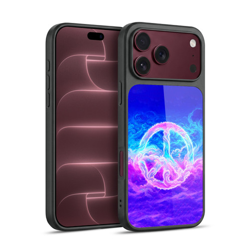 Wumples Cosmic Arts Clouded Peace Symbol Gel Armour Case For Apple iPhone 18 Pro Max