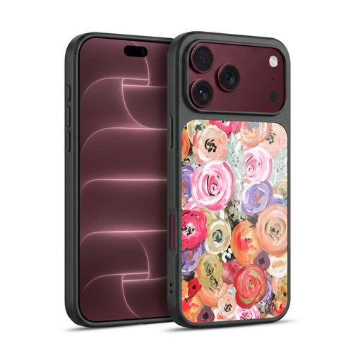Haley Bush Floral Painting Colorful Gel Armour Case For Apple iPhone 18 Pro Max