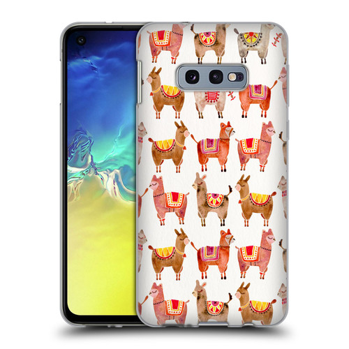Cat Coquillette Animals Alpacas Soft Gel Case for Samsung Galaxy S10e