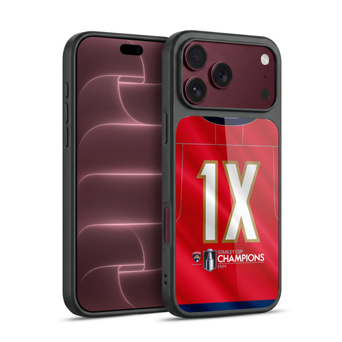 NHL 2024 Stanley Cup Champions Florida Panthers Jersey Gel Armour Case For Apple iPhone 18 Pro Max