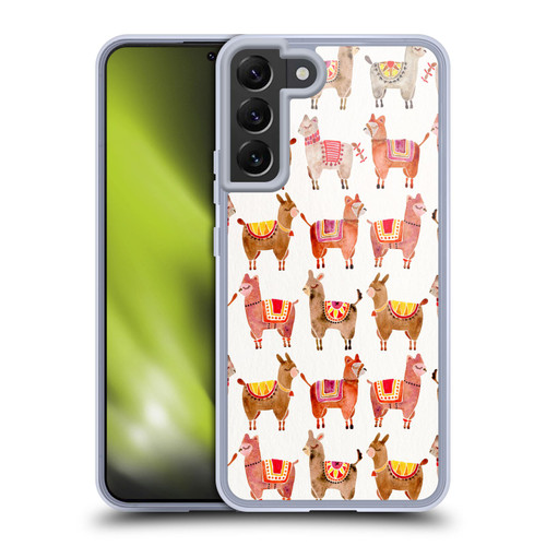 Cat Coquillette Animals Alpacas Soft Gel Case for Samsung Galaxy S22+ 5G