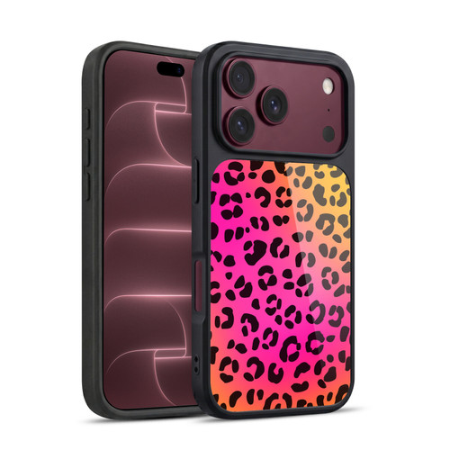 Head Case Designs Mad Prints Pink Leopard Gel Armour Case For Apple iPhone 18 Pro