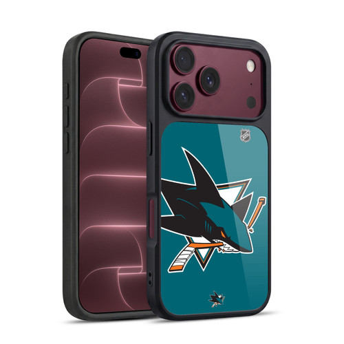 NHL San Jose Sharks Oversized Gel Armour Case For Apple iPhone 18 Pro