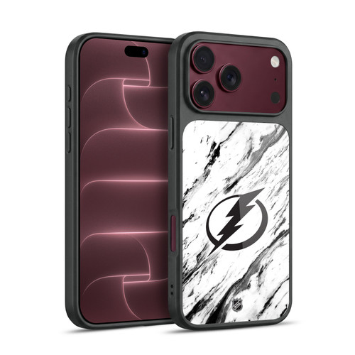 NHL Tampa Bay Lightning Marble Gel Armour Case For Apple iPhone 18 Pro Max