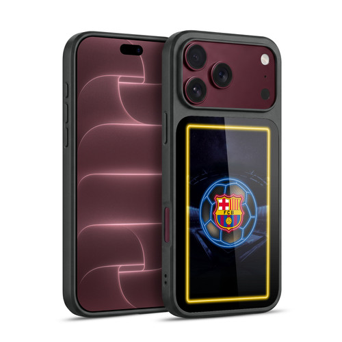FC Barcelona Neon Logo Gel Armour Case For Apple iPhone 18 Pro Max