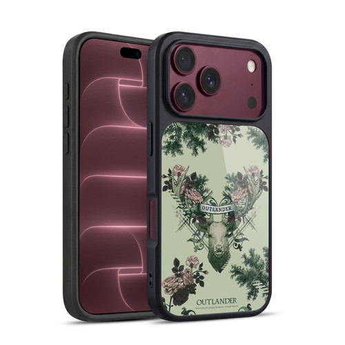 Outlander Composed Graphics Floral Deer Gel Armour Case For Apple iPhone 18 Pro