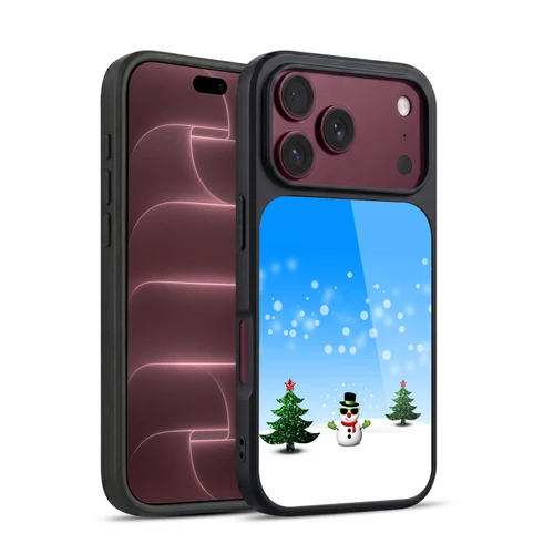 PLdesign Christmas Cool Snowman Gel Armour Case For Apple iPhone 18 Pro