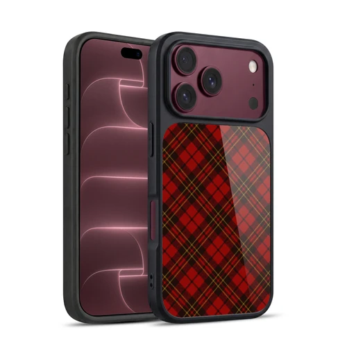 PLdesign Christmas Red Tartan Gel Armour Case For Apple iPhone 18 Pro
