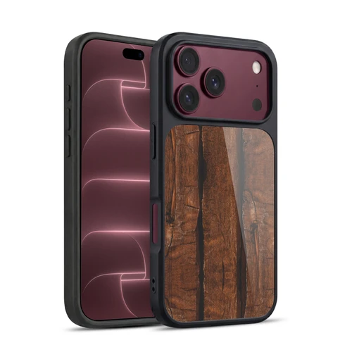 PLdesign Wood And Rust Prints Rustic Brown Old Wood Gel Armour Case For Apple iPhone 18 Pro